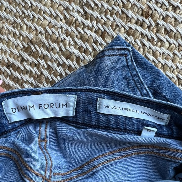 Denim Forum Lola High Rise Skinny Crop - Picture 6 of 8